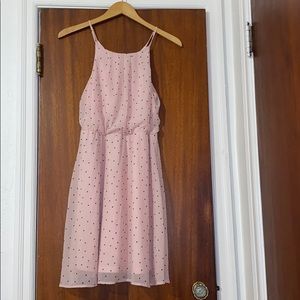 Baby Pink Polka Dotted Dress